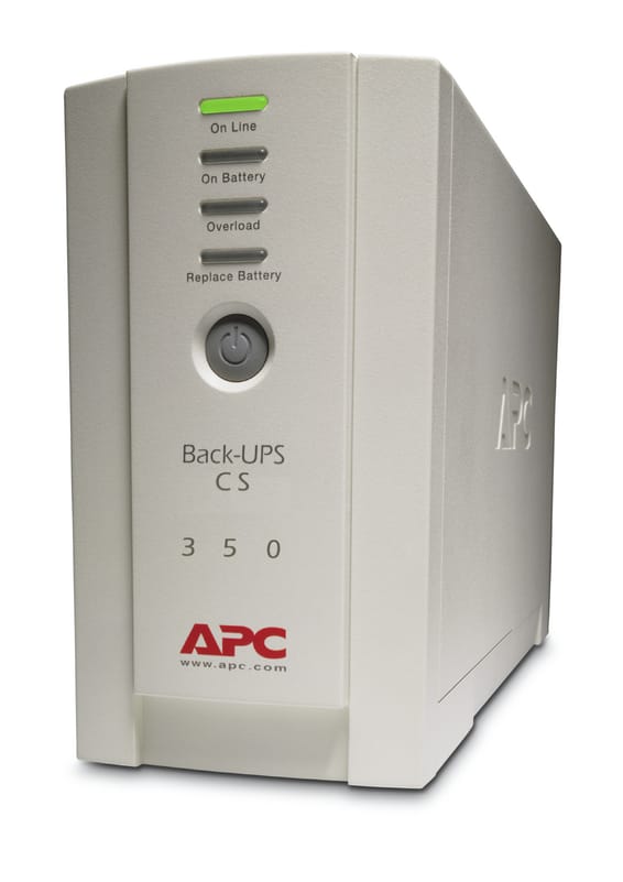 APC Back-UPS alimentation d'énergie non interruptible Veille 0,35 kVA 210 W 4 sortie(s) CA (BK350EI)