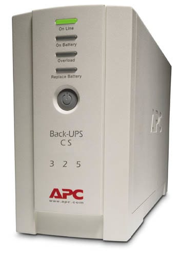 APC Back-UPS CS 325 w/o SW alimentation d'énergie non interruptible 0,325 kVA 210 W (BK325I)