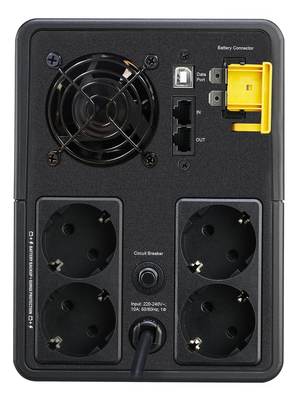 APC BX2200MI-GR alimentation d'énergie non interruptible Interactivité de ligne 2,2 kVA 1200 W 4 sortie(s) CA (BX2200MI-GR) — image 2