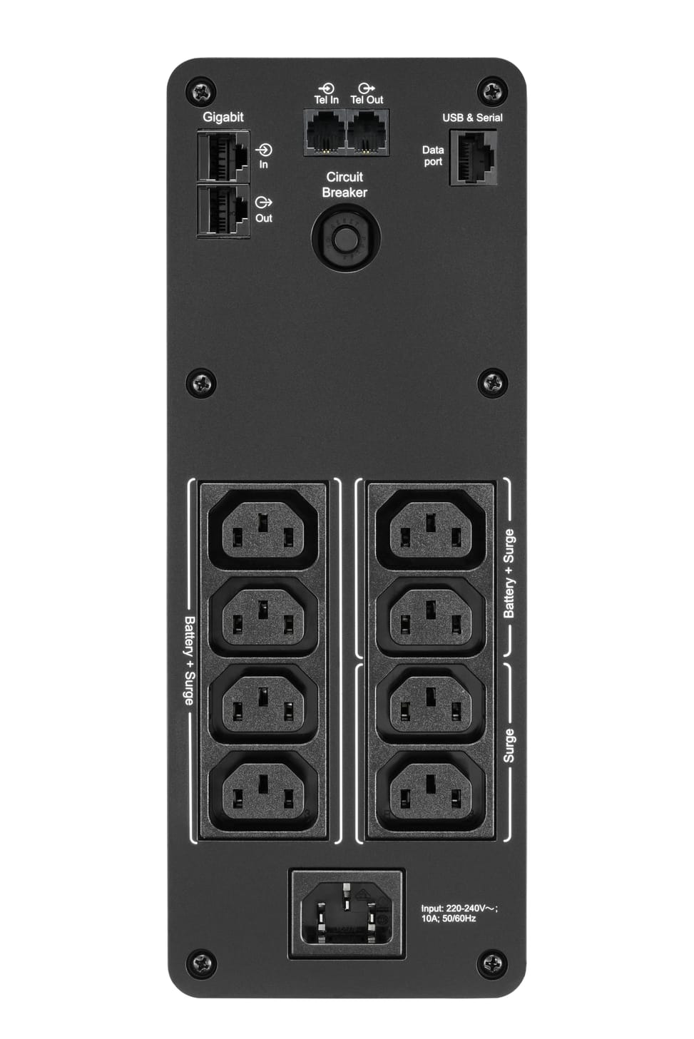 APC BACK UPS PRO BR 1200VA alimentation d'énergie non interruptible Interactivité de ligne 1,2 kVA 720 W 8 sortie(s) CA — image 3