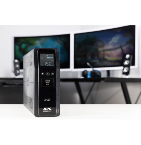 APC BACK UPS PRO BR 1200VA alimentation d'énergie non interruptible Interactivité de ligne 1,2 kVA 720 W 8 sortie(s) CA
