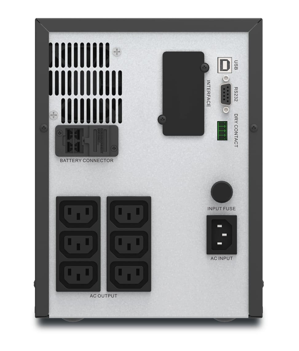 APC Easy UPS SMV alimentation d'énergie non interruptible Interactivité de ligne 2 kVA 1400 W 6 sortie(s) CA (SMV2000CAI) — image 3