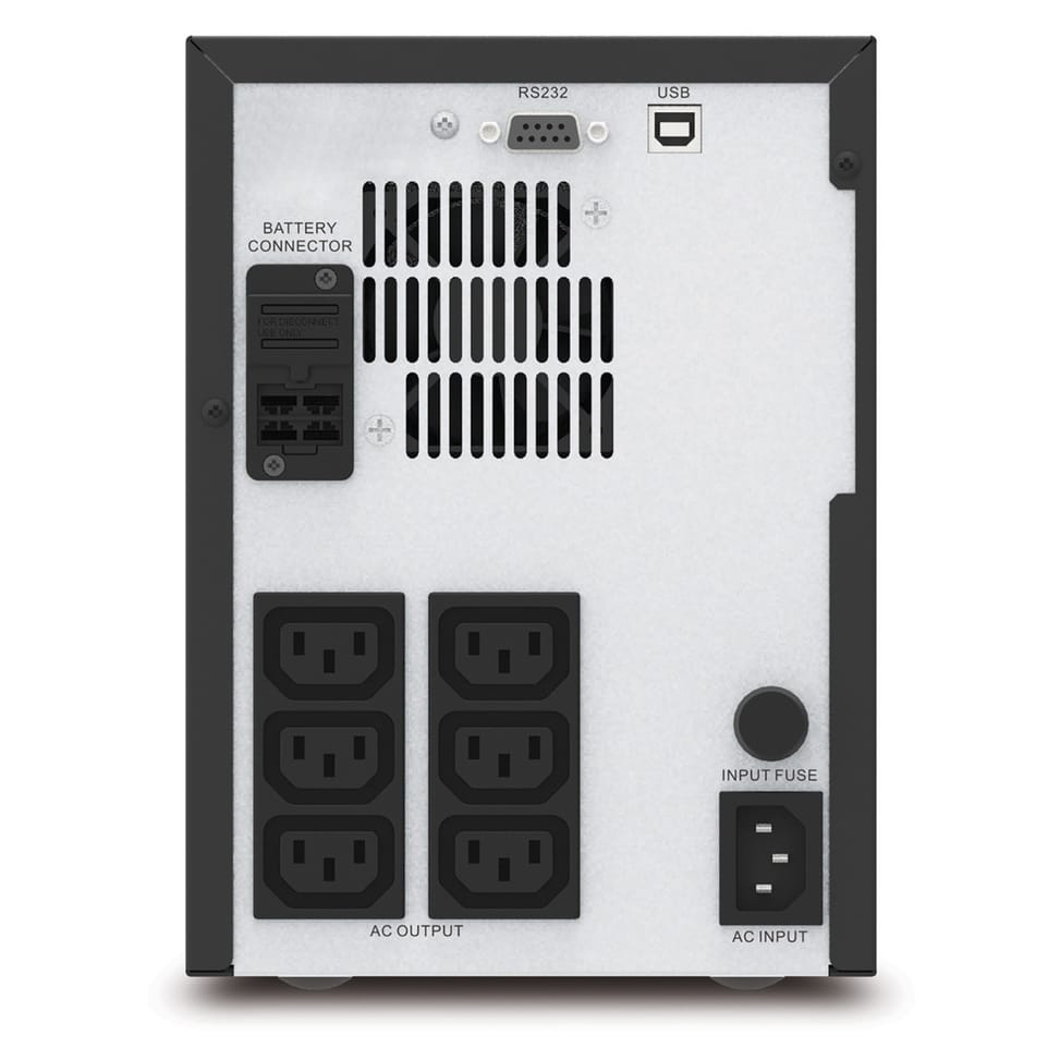 APC SMV750I alimentation d'énergie non interruptible Interactivité de ligne 0,75 kVA 525 W 6 sortie(s) CA (SMV750I) — image 3