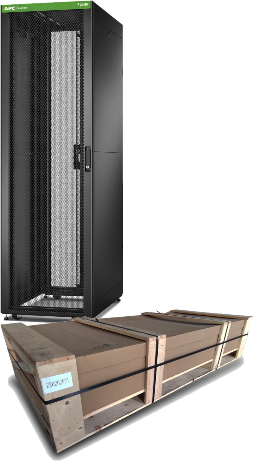 APC Easy Rack 600mm/42U/1000mm , with Roof, Side panel Rack autonome Noir (ER6202FP1) — image 7