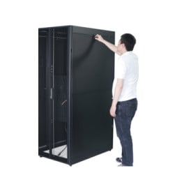 APC EASY RACK 600MM/42U/800MM WITH ROOF SIDE PANEL CASTORS FEET AND 4 BRACKETS NO BOTTOM BLACK Rack autonome Noir (ER6282)