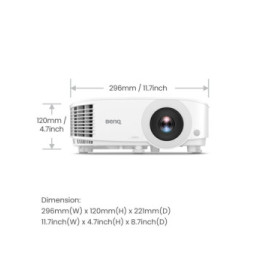 BenQ TH575 vidéo-projecteur Projecteur à focale standard 3800 ANSI lumens DLP 1080p (1920x1080) Compatibilité 3D Blanc