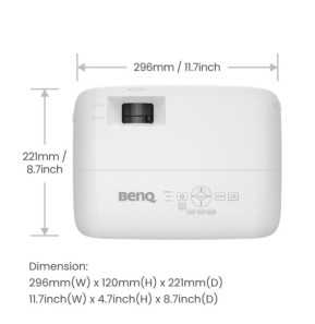 BenQ TH575 vidéo-projecteur Projecteur à focale standard 3800 ANSI lumens DLP 1080p (1920x1080) Compatibilité 3D Blanc