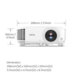 BenQ TH575 vidéo-projecteur Projecteur à focale standard 3800 ANSI lumens DLP 1080p (1920x1080) Compatibilité 3D Blanc