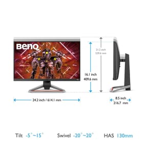 BenQ 9H.LKTLA.TBE écran plat de PC 68,6 cm (27") 3840 x 2160 pixels 4K Ultra HD LED Noir (9H.LKTLA.TBE) — image 3