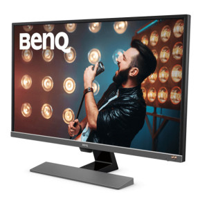 BenQ EW3270U écran plat de PC 80 cm (31.5") 3840 x 2160 pixels 4K Ultra HD LED Noir, Gris, Métallique (9H.LGVLA.TSE)