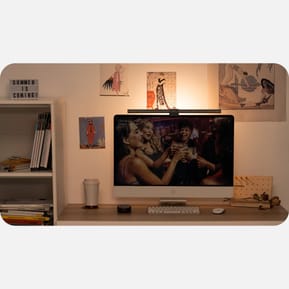 BenQ ScreenBar Halo lumière du moniteur Gris 800 lm (9H.W49WT.ES2) — image 5