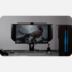 BenQ ScreenBar Halo lumière du moniteur Gris 800 lm (9H.W49WT.ES2) — image 6
