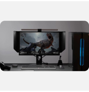 BenQ ScreenBar Halo lumière du moniteur Gris 800 lm (9H.W49WT.ES2)