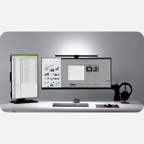 BenQ ScreenBar Halo lumière du moniteur Gris 800 lm (9H.W49WT.ES2) — image 7