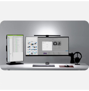 BenQ ScreenBar Halo lumière du moniteur Gris 800 lm (9H.W49WT.ES2)