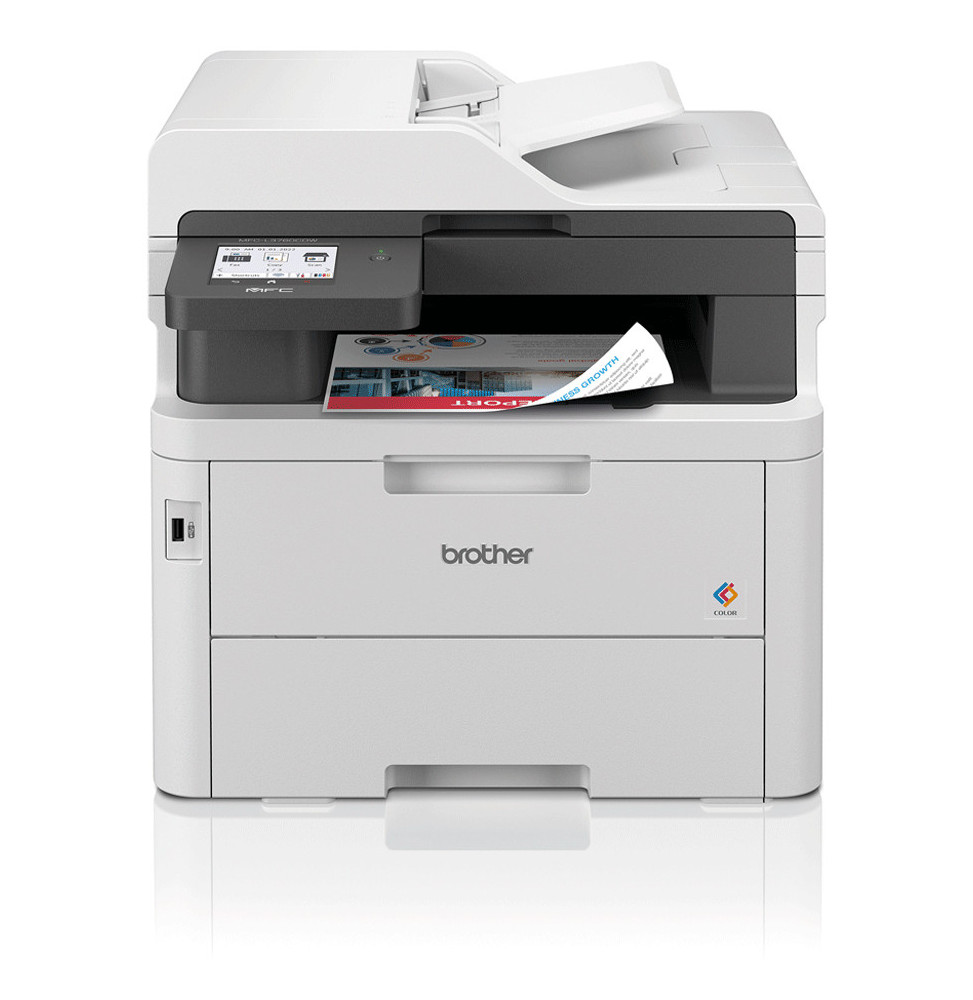 Brother MFC-L3760CDW imprimante multifonction LED A4 600 x 2400 DPI 26 ppm Wifi (MFC-L3760CDW)