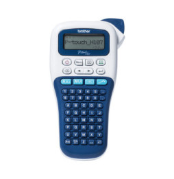 Brother PT-H107B étiqueteuse P-touch bleue foncée Etiqueteuse portable pour votre organisation  (PT-H107B)
