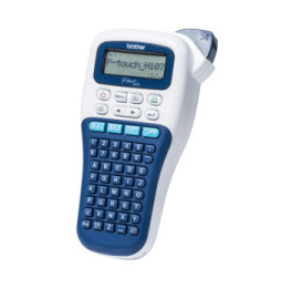Brother PT-H107B étiqueteuse P-touch bleue foncée Etiqueteuse portable pour votre organisation  (PT-H107B)