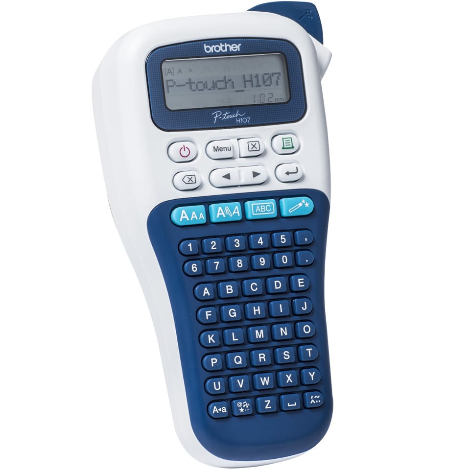 Brother PT-H107B étiqueteuse P-touch bleue foncée Etiqueteuse portable pour votre organisation  (PT-H107B) — image 3