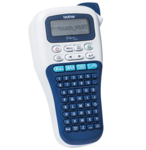 Brother PT-H107B étiqueteuse P-touch bleue foncée Etiqueteuse portable pour votre organisation  (PT-H107B)