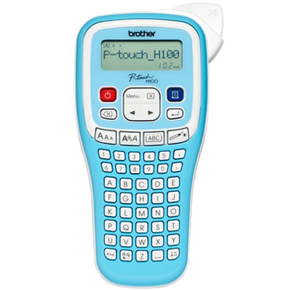 Brother PT-H100LB étiqueteuse titreuse P-touch bleue Etiqueteuse titreuse portable pour votre organisation (PT-H100LB)