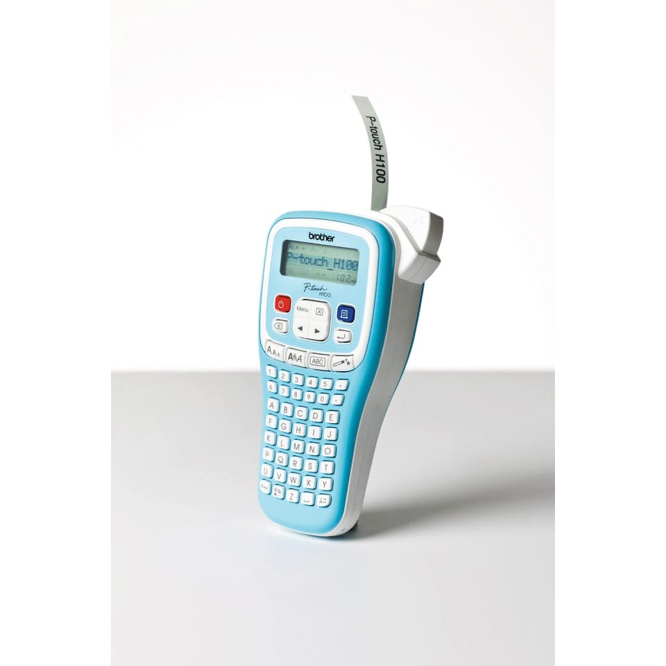 Brother PT-H100LB étiqueteuse titreuse P-touch bleue Etiqueteuse titreuse portable pour votre organisation  (PT-H100LB) — image 2
