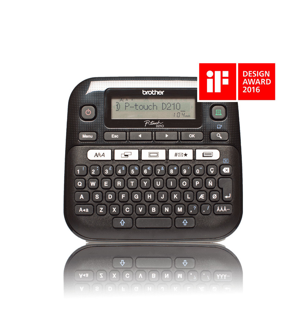 Brother PT-D210 étiqueteuse professionnelle Etiqueteuse bureautique compacte  (PT-D210)