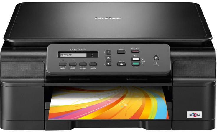 Imprimante Brother multifonction jet d’encre couleur 3-en-1 avec wifi (DCPJ132W) — image 1