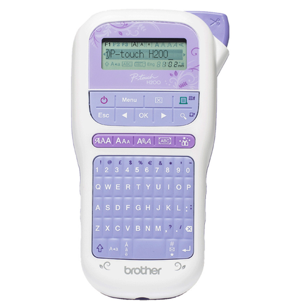 Brother PT-H200 - étiqueteuse portable Étiqueteuse pour vos travaux créatifs et votre organisation à la maison  (PT-H200)
