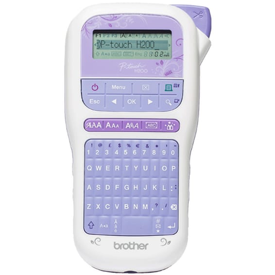 Brother PT-H200 - étiqueteuse portable Étiqueteuse pour vos travaux créatifs et votre organisation à la maison (PT-H200)