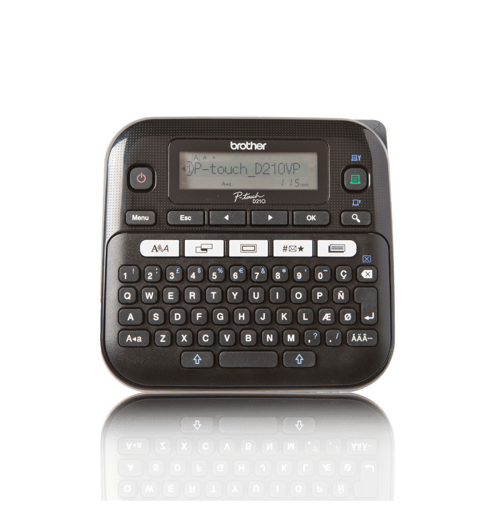 Brother PT-D210VP étiqueteuse professionnelle Etiqueteuse bureautique compacte  (PT-D210VP)