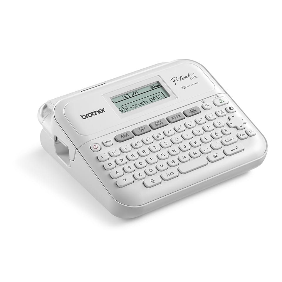 Brother PT-D410 imprimante pour étiquettes Transfert thermique 180 x 180 DPI 20 mm/sec Avec fil TZe QWERTY (PT-D410) — image 4
