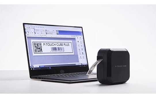 Brother PT-P710BT - P-touch CUBE Plus - imprimante d’étiquettes rechargeable Bluetooth (PT-P710BT) — image 3