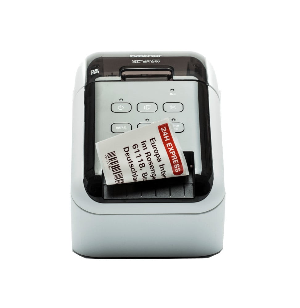 Brother QL-810WC imprimante pour étiquettes Thermique directe Couleur 300 x 600 DPI 176 mm/sec Avec fil &sans fil Ethernet/LAN