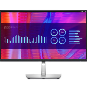 DELL P Series P2723DE LED display 68,6 cm (27") 2560 x 1440 pixels Quad HD LCD Noir, Argent (P2723DE)