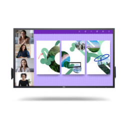 DELL P5524QT affichage de messages Écran plat interactif 139,7 cm (55") LCD 350 cd/m² 4K Ultra HD Noir Écran tactile