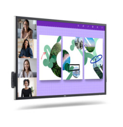 DELL P5524QT affichage de messages Écran plat interactif 139,7 cm (55") LCD 350 cd/m² 4K Ultra HD Noir Écran tactile