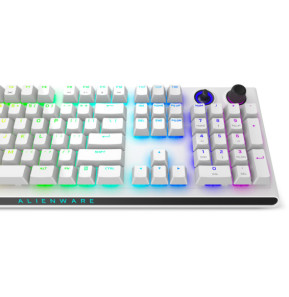 Alienware AW920K clavier RF sans fil Blanc Tri-Mode Wireless Gaming Keyboard - AW920K (Lunar Light)  (AW920K-W-WW)