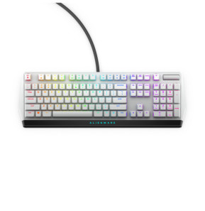 Alienware AW510K clavier USB Noir, Blanc USB, RGo LED, 1000Hz, Cherry MX Red, 2m, 910g  (AW510K-W-WW)