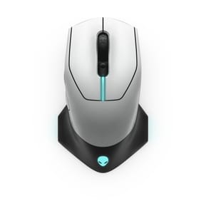 Alienware AW610M souris Droitier RF Wireless + USB Type-A Optique 16000 DPI 16000 DPI, USB, 40G, 2m, 1000Hz (AW610M-W-DAEM)