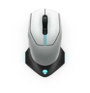 Alienware AW610M souris Droitier RF Wireless + USB Type-A Optique 16000 DPI 16000 DPI, USB, 40G, 2m, 1000Hz  (AW610M-W-DAEM)
