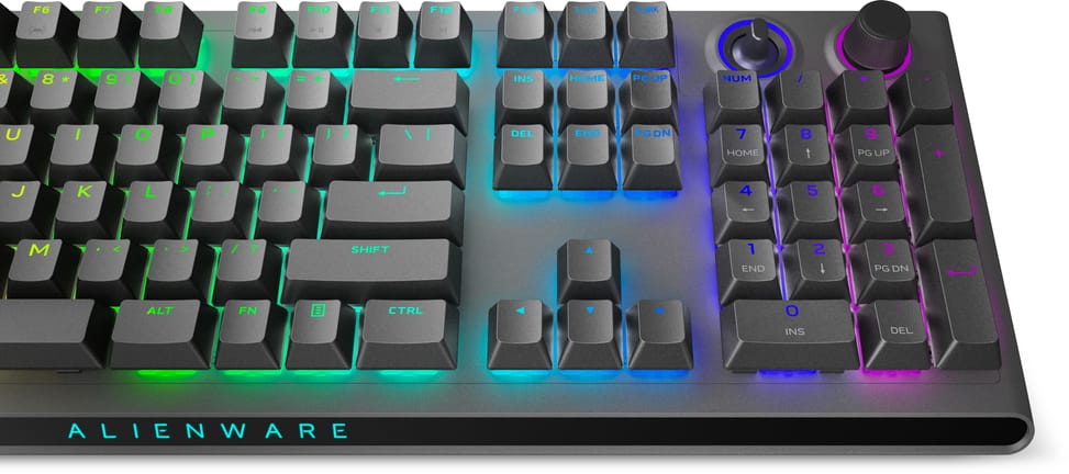 Alienware AW920K clavier RF sans fil Gris Tri-Mode Wireless Gaming Keyboard - AW920K (Dark Side of the Moon)  (AW920K-G-WW) — image 8