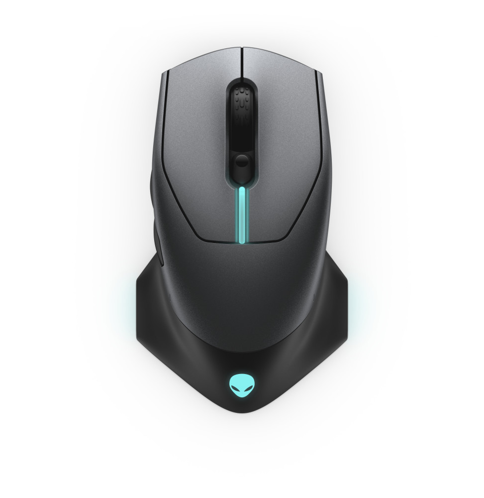 Alienware AW610M souris Droitier RF Wireless + USB Type-A Optique 16000 DPI 16000 DPI, USB, 40G, 2m, 1000Hz  (AW610M-G-DAEM)