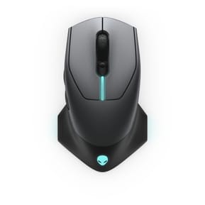 Alienware AW610M souris Droitier RF Wireless + USB Type-A Optique 16000 DPI 16000 DPI, USB, 40G, 2m, 1000Hz (AW610M-G-DAEM)
