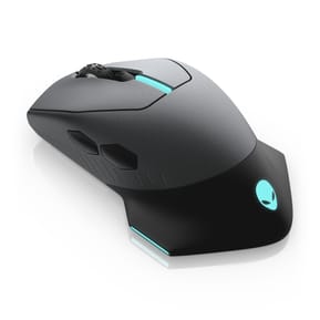 Alienware AW610M souris Droitier RF Wireless + USB Type-A Optique 16000 DPI 16000 DPI, USB, 40G, 2m, 1000Hz (AW610M-G-DAEM) — image 2