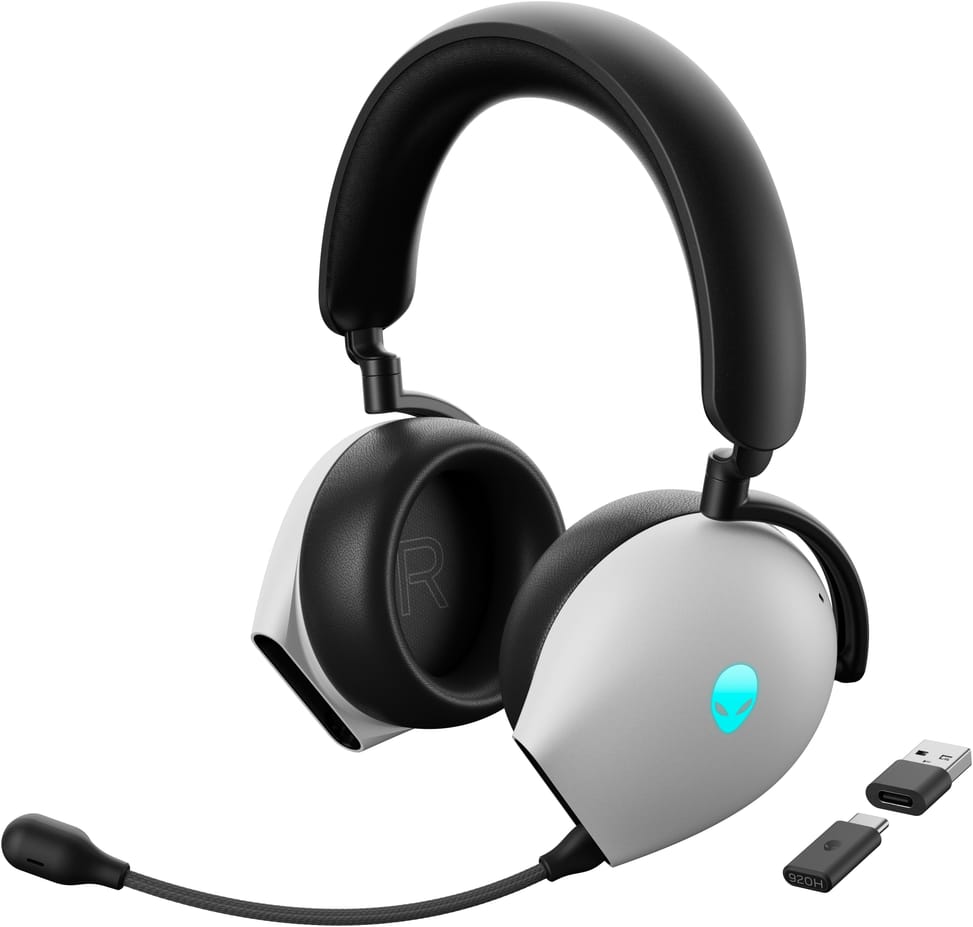 Alienware AW920H Écouteurs Avec fil &sans fil Arceau Jouer Bluetooth Blanc (AW920H-W-DEAM) — image 6