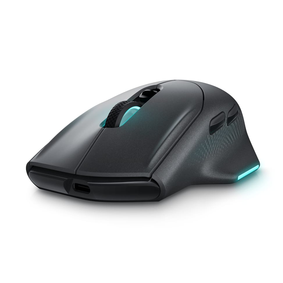 Alienware AW620M souris Droitier RF Wireless + USB Type-C Optique 26000 DPI (AW620M-G-DEAM) — image 5