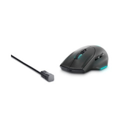 Alienware AW620M souris Droitier RF Wireless + USB Type-C Optique 26000 DPI (AW620M-G-DEAM)