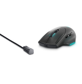 Alienware AW620M souris Droitier RF Wireless + USB Type-C Optique 26000 DPI (AW620M-G-DEAM)