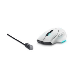 Alienware AW620M souris Droitier RF Wireless + USB Type-C Optique 26000 DPI (AW620M-W-DEAM)